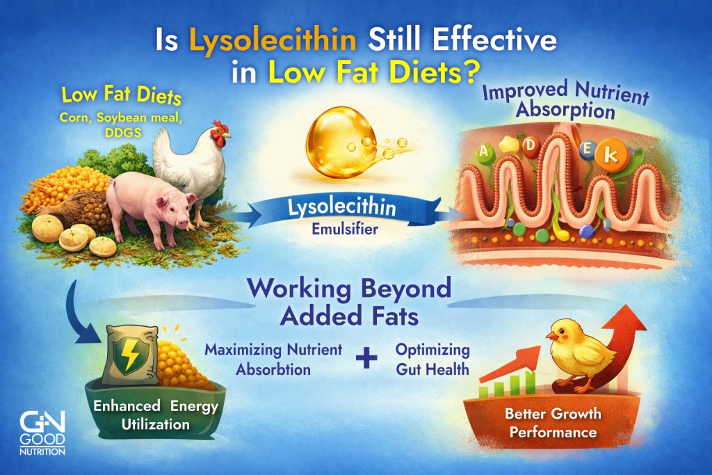 lysolecithin in low fat diets